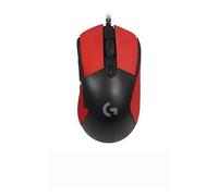 Cinta de agarre antideslizante para mouse compatible con Logitech G403 G603 G703 Gaming Mouse Skins, resistente al sudor, agarre a prueba de sudor, cubierta protectora, media roja