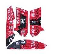 Cinta de agarre antideslizante para mouse Razer Viper V2 Pro Hyperspeed (patrones rojos)