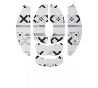 Cinta de agarre antideslizante para ratón, calcomanías de agarre para mouse Alienware AW720M, color blanco completo