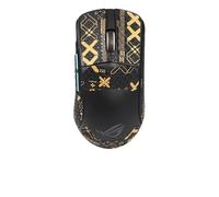 Cinta de agarre antideslizante para ratón compatible con ASUS ROG Harpe Ace Mouse Skins, resistente al sudor, agarre a prueba de sudor, cubierta protectora, negro dorado completo
