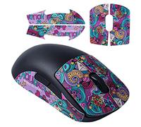 Cinta de agarre antideslizante para ratón G Pro inalámbrico, 4 piezas que no se decoloran, resistente al sudor, fácil de usar, diseño autoadhesivo, precortado, púrpura claro carnaval