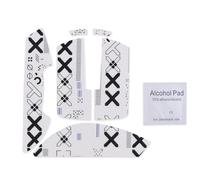 Cinta de agarre con texturas de patrones geniales compatible con Razer Viper v3 Pro Grip Tape Gaming Mouse (blanco)