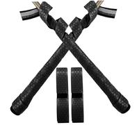 Cinta de agarre de bate de béisbol, 2 paquetes de cinta de agarre de murciélago, 40 longitud cinta de agarre de bate de béisbol 1.75 mm Precutado y full-back Golf Golf Grip Cape Pro Feel Bat Tape Ree