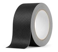 Cinta de agarre de goma, cinta adhesiva antideslizante, cinta adhesiva negra con estructura de diamante, cinta adhesiva antideslizante para escaleras y equipos deportivos, rollo de cinta adhesiva PEVA
