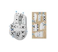 Cinta de agarre para mouse compatible con Logitech MX Master 3S, calcomanía antideslizante para Logitech MX Master 3S, cobertura completa, absorbe el sudor, ajuste preciso, patas duraderas (blanco)