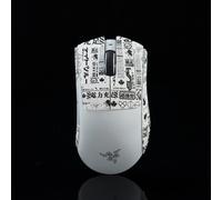 Cinta de agarre para mouse Hokeyio para Razer Deathadder V3 Pro, profesional, antideslizante, resistente al sudor, EVA, blanco y negro, 0,5 mm