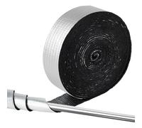 Cinta de aislamiento de tuberías de goma de espuma de plástico con lámina de aluminio ignífuga para control de temperatura de línea de agua al aire libre