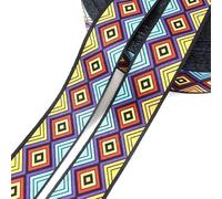 Cinta de Algodón Cinta de correas impresa 5 metros, 38mm, bolsa poliéster, cinta, asa for bolso, cinturón cuero, accesorios Material costura textil DIY(15)