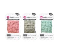 Cinta De Algodón Gris 1.83 m. Basicos Scrapbooking Anita