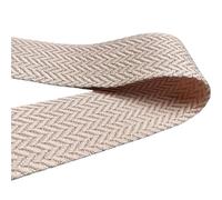 Cinta de algodón hilo dorado 1 metro, Material costura cinta fino suave 40mm ancho for bolsa, correa, cinturón, ropa DIY, decoración artesanal para Costura de Punto, Manualidades(Sliver Pink)