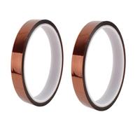 Cinta de Alta Temperatura,2 volúmenes10mm x 33m Alta Temperatura Cintas Resistentes al Calor Cinta Cinta De Sublimación De Alta Temperatura Cinta Térmica para Enmascarar, Soldar, Electricidad