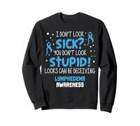 Cinta de Apoyo para la concienciación sobre el linfedema I Don't Look Sick Sudadera