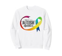 Cinta de Arco Iris de concienciación Mundial sobre el Autismo Elige bondad Abril Sudadera