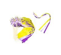 Cinta de baile, 30 varitas de cinta multicolor con campanas for actuaciones de cumpleaños de fiestas de bodas(A)