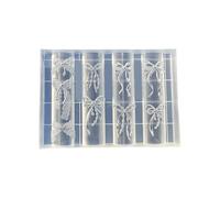 Cinta de baile reciclable Unguis Escultura Set 3, E | Cinta de baile de elastómero fundido para hacer encantamientos multidireccionales Unguis y adornos artesanales