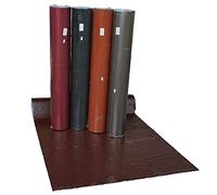 Cinta de betún para tejado con revestimiento de aluminio de color 10 m2. Techo metálico de rollo autoadhesivo. Formato 1 x 10 m. Color terracota. Fabricado en Alemania.