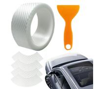 Cinta de butilo impermeable blanca - Cinta selladora | Etiqueta de butilo impermeable blanca, súper resistente al agua, lámina de aluminio de goma, hueco para alféizar de ventana, sellador de