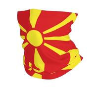 Cinta De Cabeza Bandera Clásica Macedonia Lavable Braga De Cuello Unisex Head Wrap para Aire Libre Yoga Montar En Moto 2 Unidades