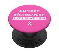 Cinta de cáncer de Mama: el Shmancer del cáncer vence Esto PopSockets PopGrip Adhesivo