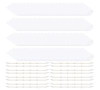 Cinta de cara Levantamiento invisible, 80 piezas de cinta de elevación facial con 16 cuerdas de elevación de bandas de cuello de adhesión fuerte para el cuello, ojo, firme ＆.