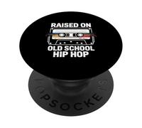 Cinta de Casete de Hip Hop de la Vieja Escuela Retro de los años 80 y 90 Rap PopSockets PopGrip Adhesivo