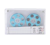 Cinta de Casete en Blanco de Bobina a Bobina, Tiempo de grabación de 46 Minutos, Cinta de ferrito Tipo I, Cassettes de música en Blanco de bajo Ruido para Bricolaje, Ideales para (Azul)