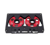 Cinta de Casete en Blanco, polarización Normal Cinta de grabación de 50 Minutos de Doble Cara Carrete a Carrete de aleación de Aluminio Cinta de Casete en Blanco con Caja de