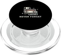 Cinta de Casete para Hombre Never Forget Old School Funny VHS Music PopSockets PopGrip para MagSafe