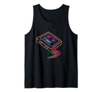Cinta de Casete Retro Synthwave Vaporwave 80s Music Vibes Camiseta sin Mangas