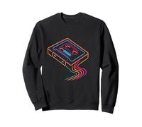 Cinta de Casete Retro Synthwave Vaporwave 80s Music Vibes Sudadera