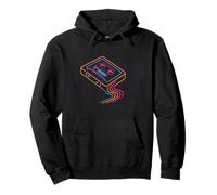 Cinta de Casete Retro Synthwave Vaporwave 80s Music Vibes Sudadera con Capucha