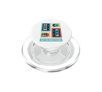 Cinta de Casete Retro Vintage de los años 80, Hip Hop, Regalo para Hombres y Mujeres PopSockets PopGrip para MagSafe