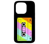 Cinta de casete retro vintage para amantes de la música de los años 80 y 90 Carcasa para iPhone 15 Pro