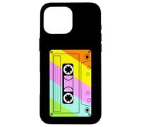 Cinta de casete retro vintage para amantes de la música de los años 80 y 90 Carcasa para iPhone 16 Pro Max