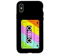 Cinta de casete retro vintage para amantes de la música de los años 80 y 90 Carcasa para iPhone X/XS