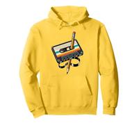Cinta de casete retro y lápiz rebobinado Nostalgia Party 80s 90s Sudadera con Capucha