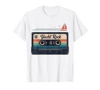 Cinta de Casete Retro Yacht Rock, diseño de música náutica, Genial Camiseta