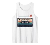 Cinta de Casete Retro Yacht Rock, diseño de música náutica, Genial Camiseta sin Mangas