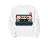 Cinta de Casete Retro Yacht Rock, diseño de música náutica, Genial Sudadera
