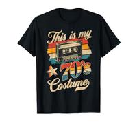 Cinta de Casete This is My 70's Disfraz Retro Groovy para Halloween Camiseta