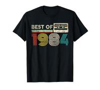 Cinta de casete vintage Best of 1984 Classic Birthday 1984 Camiseta
