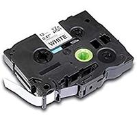 Cinta de cassette Kangaro compatible con Brother Tze-231 negro/blanco 12 mm x 8 m