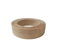 Cinta de chapa de roble Bordes de madera blanca prepegados 13'/26'/50' abedul/arce/nogal/roble/Okoume/haya, chapa borde con hierro for muebles contrachapada(Red Oak,2.6 cmx15m)