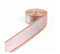 Cinta de Cincha, 4 M, 38 Mm, Poliéster, Algodón, para Equipaje, Mochila, Correa, Cinta para Bolso, Bricolaje, Decoración de Prendas, Encaje, Costura Al Bies/Pinkkhaki