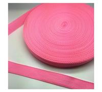 Cinta de Cincha de Nailon de 5 Yardas Y 20 Mm de Ancho para Mochilas, Correas, Cuerdas para Mascotas, Manualidades de Costura/Pink