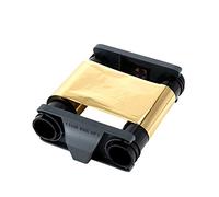 Cinta de cinta dorada compatible CBGR0500GL para impresoras Evolis Badgy 100 Badgy 200 500 imágenes