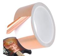 Cinta de Cobre con Adhesivo Conductor | Cinta de Lámina de Cobre - Adhesivo Conductor Para Manualidades | para Soldadura Eléctrica Puesta a Tierra Estudio Casa Escenario Guitarra Bajo Manualidades