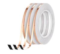 Cinta de cobre de grado industrial, 2 x 50 pies, compatible con proyectos eléctricos, for blindaje y reparación.(B)