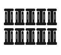 Cinta de codo transpirable, 5/10 piezas, kinesiología para apoyo, impermeable, para alivio del dolor muscular, tenis, golfistas, flexible, duradera, color negro, 10 unidades