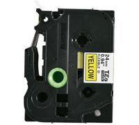 Brother TZEFX651 - Cinta Flexible, Color Negro y Amarillo Ancho: 24 mm